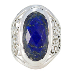 Ayesha Filigree Aqua Solitaire Ring