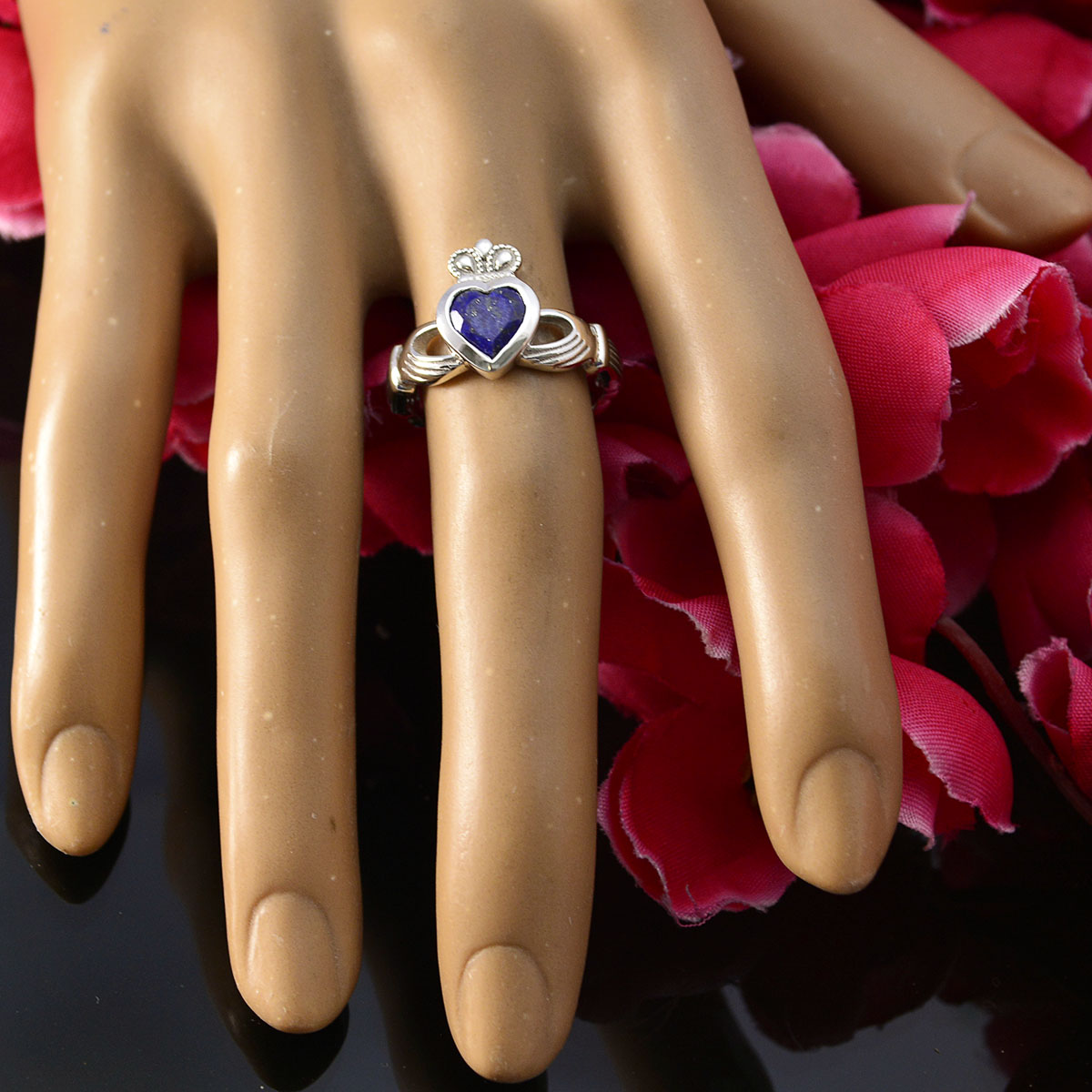Sofia Promise Blue Solitaire Ring