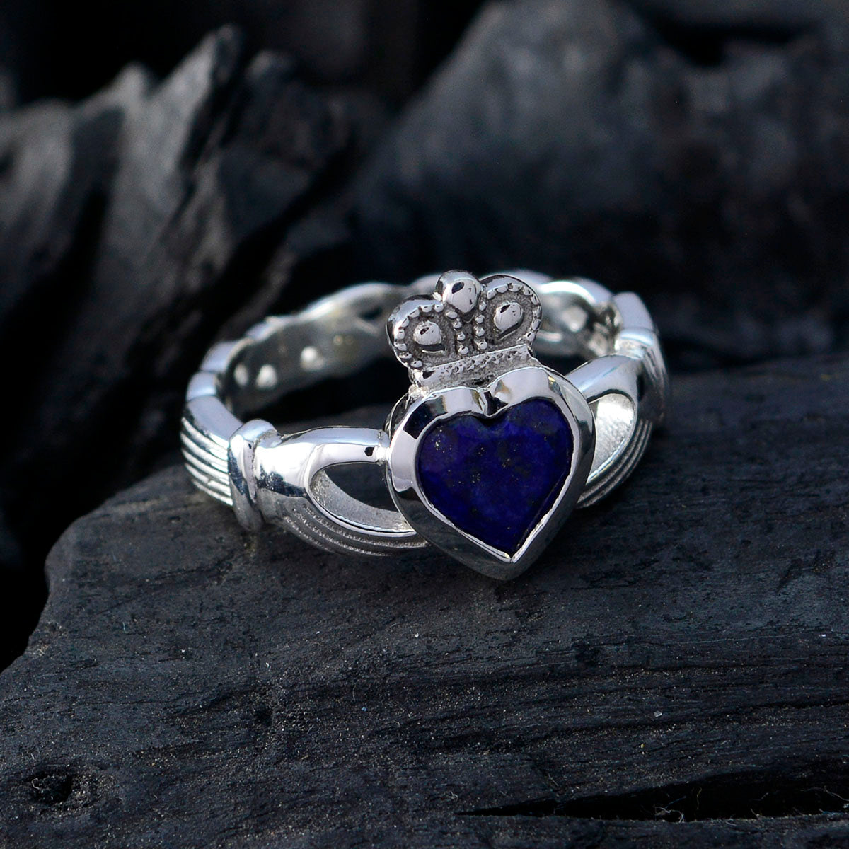 Sofia Promise Blue Solitaire Ring