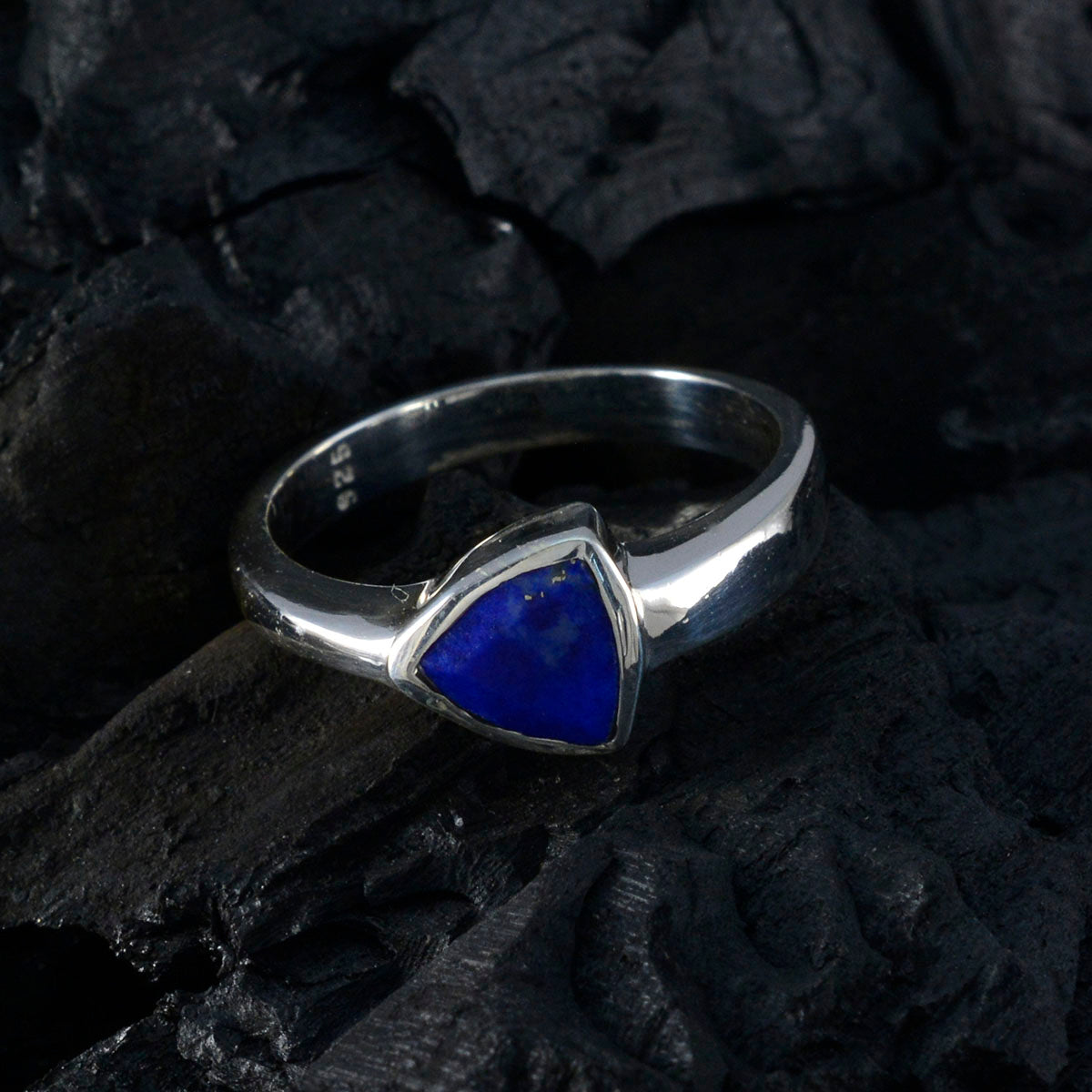 Saanvi Boho Blue Solitaire Ring