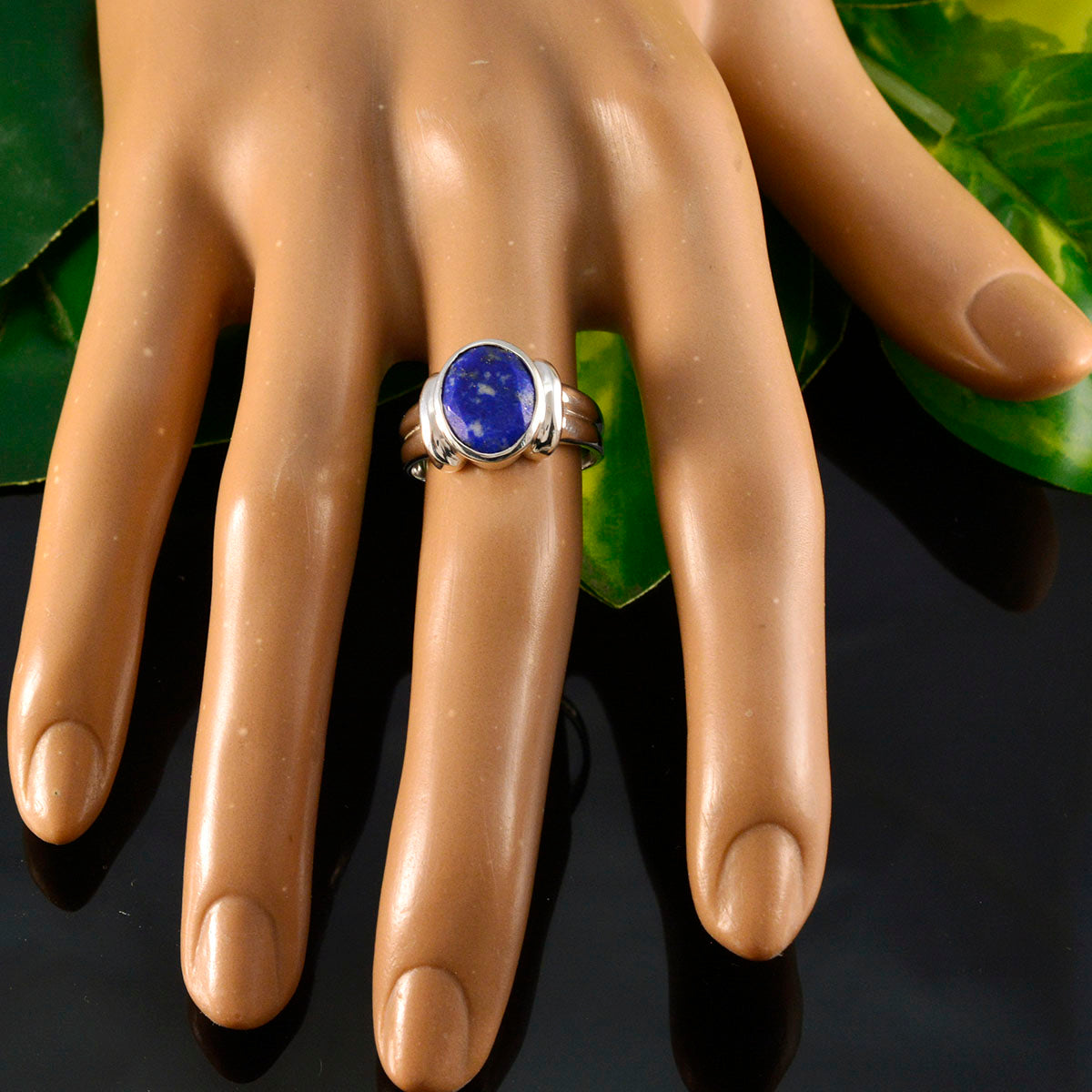 Nayara Trendy Blue Solitaire Ring