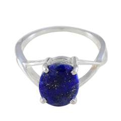 Seo-yeon Abstract Blue Solitaire Ring