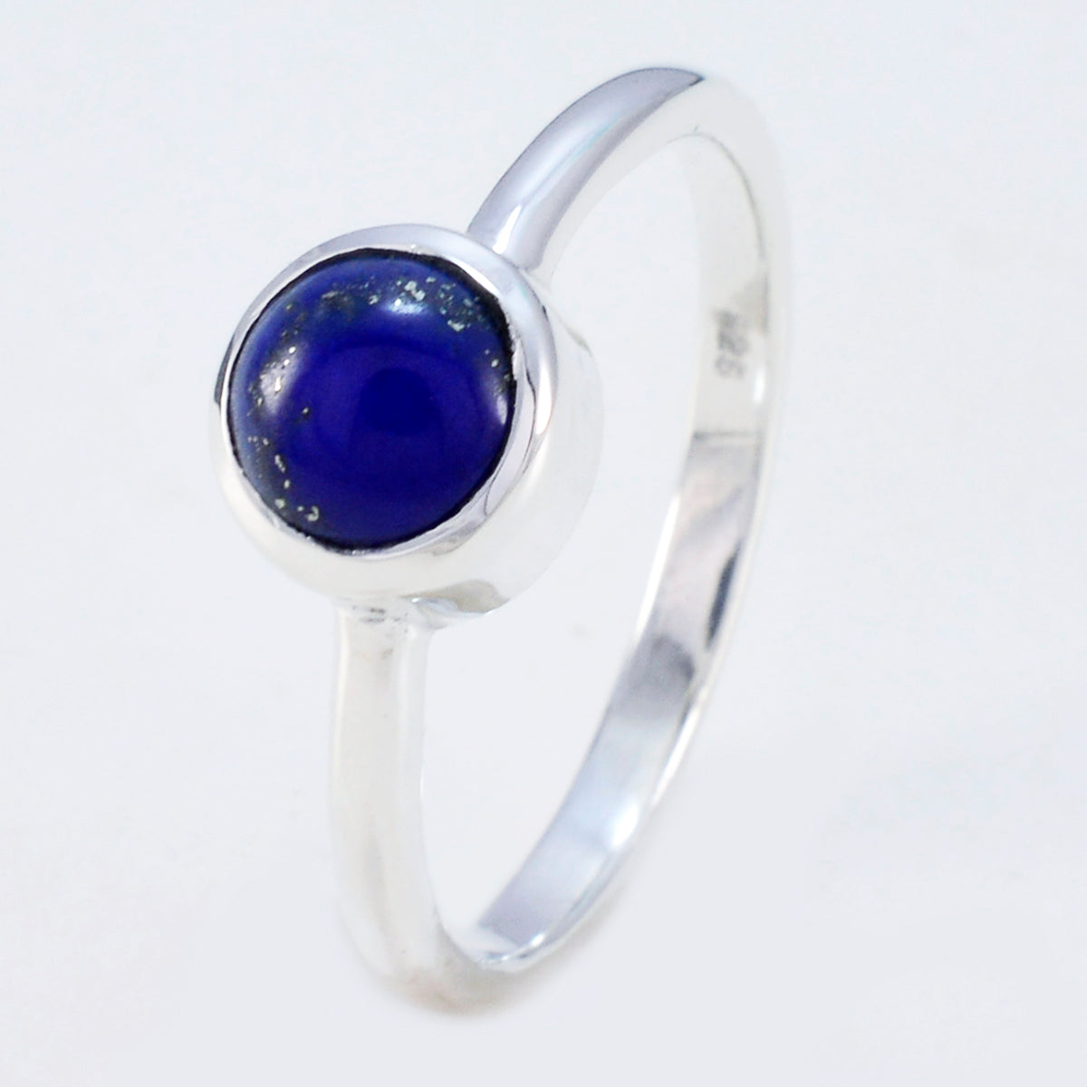 Saanvi Graceful Blue Solitaire Ring