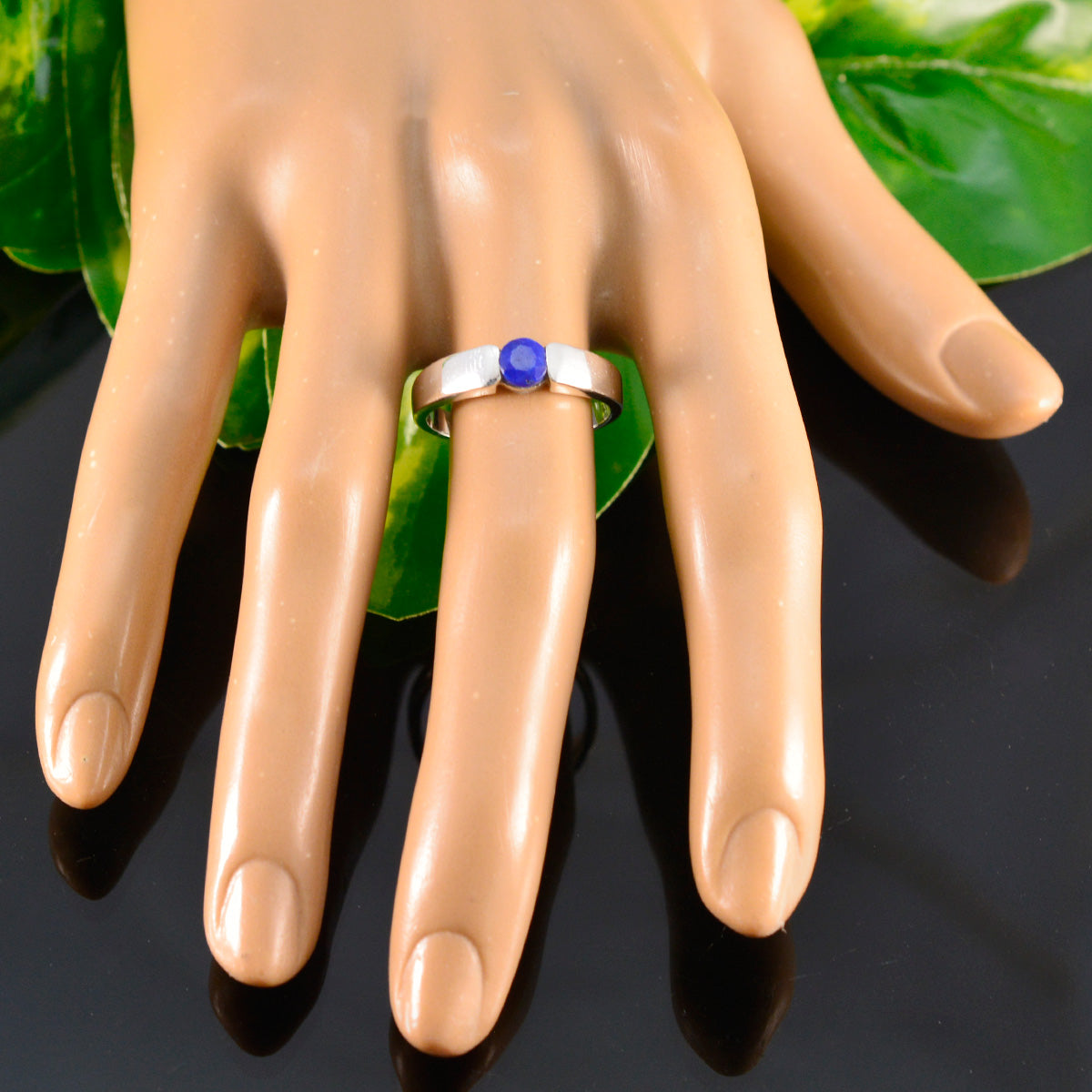 Paula Sophisticated Blue Solitaire Ring