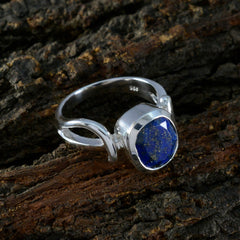 Emilia Luxurious Blue Solitaire Ring