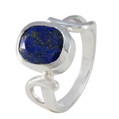 Emilia Luxurious Blue Solitaire Ring