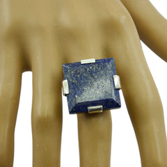 Alice Signet Blue Solitaire Ring