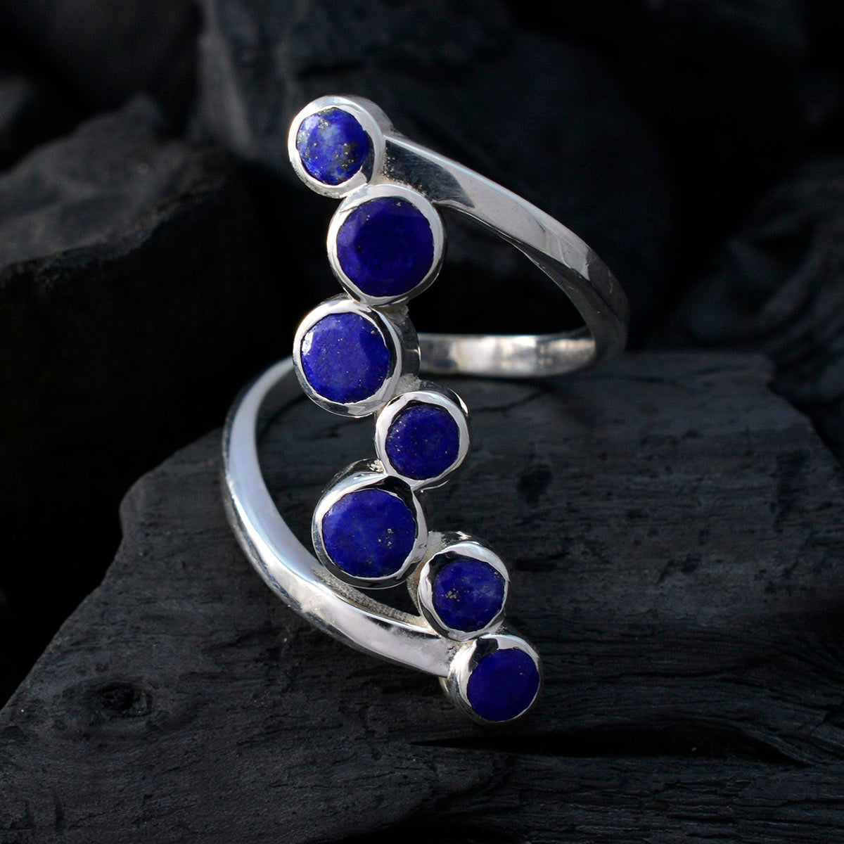 Araya Trendy Blue Hepta Ring