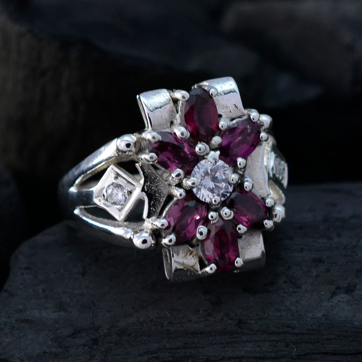Angel Boho multicolor multiple Ring