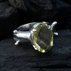 Carla Glamorous Yellow Solitaire Ring