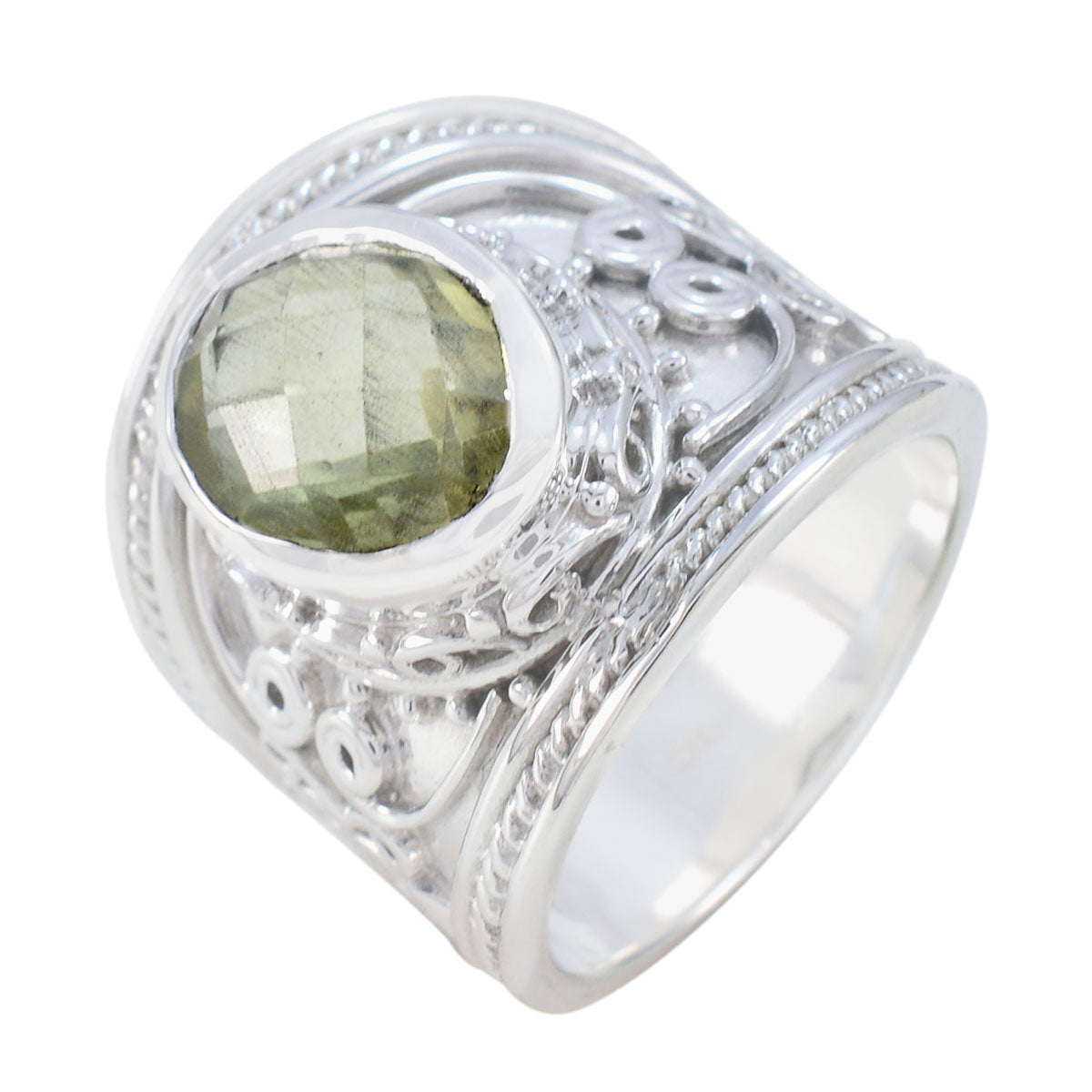 Giulia Armor Yellow Solitaire Ring