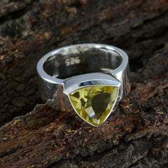 Zoey Signet Yellow Solitaire Band