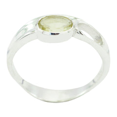 Camila Heritage Yellow Solitaire Ring Lemon Quartz Yellow