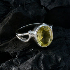 Putri Traditional Yellow Solitaire Ring