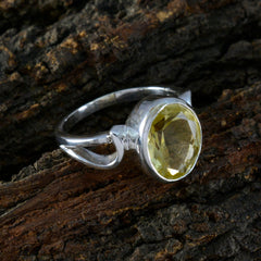 Putri Traditional Yellow Solitaire Ring