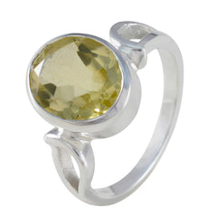 Putri Traditional Yellow Solitaire Ring