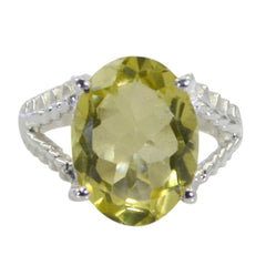 Zoey Glamorous Yellow Solitaire Ring