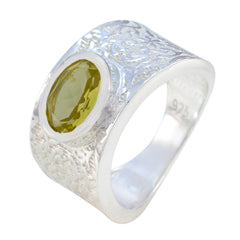 Aaliyah Art Deco Yellow Solitaire Ring