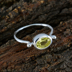 Ayesha Abstract Yellow Solitaire Ring