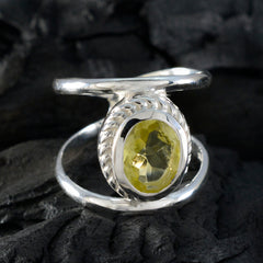 Natalia Boho Yellow Solitaire Ring