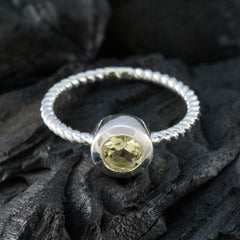 Hina Fairytale Yellow Solitaire Ring