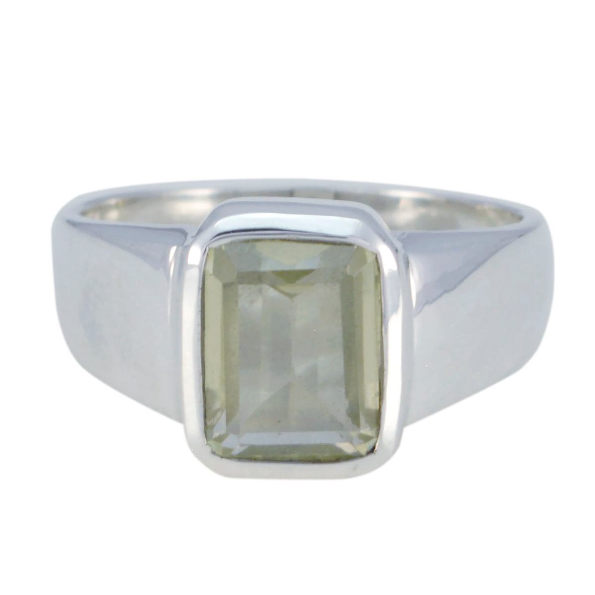 Ana Signet Yellow Solitaire Ring
