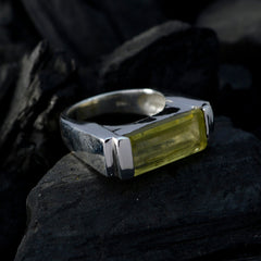Amelia Armor Yellow Solitaire Ring