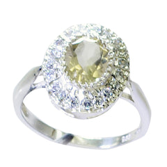 Milagros Glamorous Yellow Halo Ring