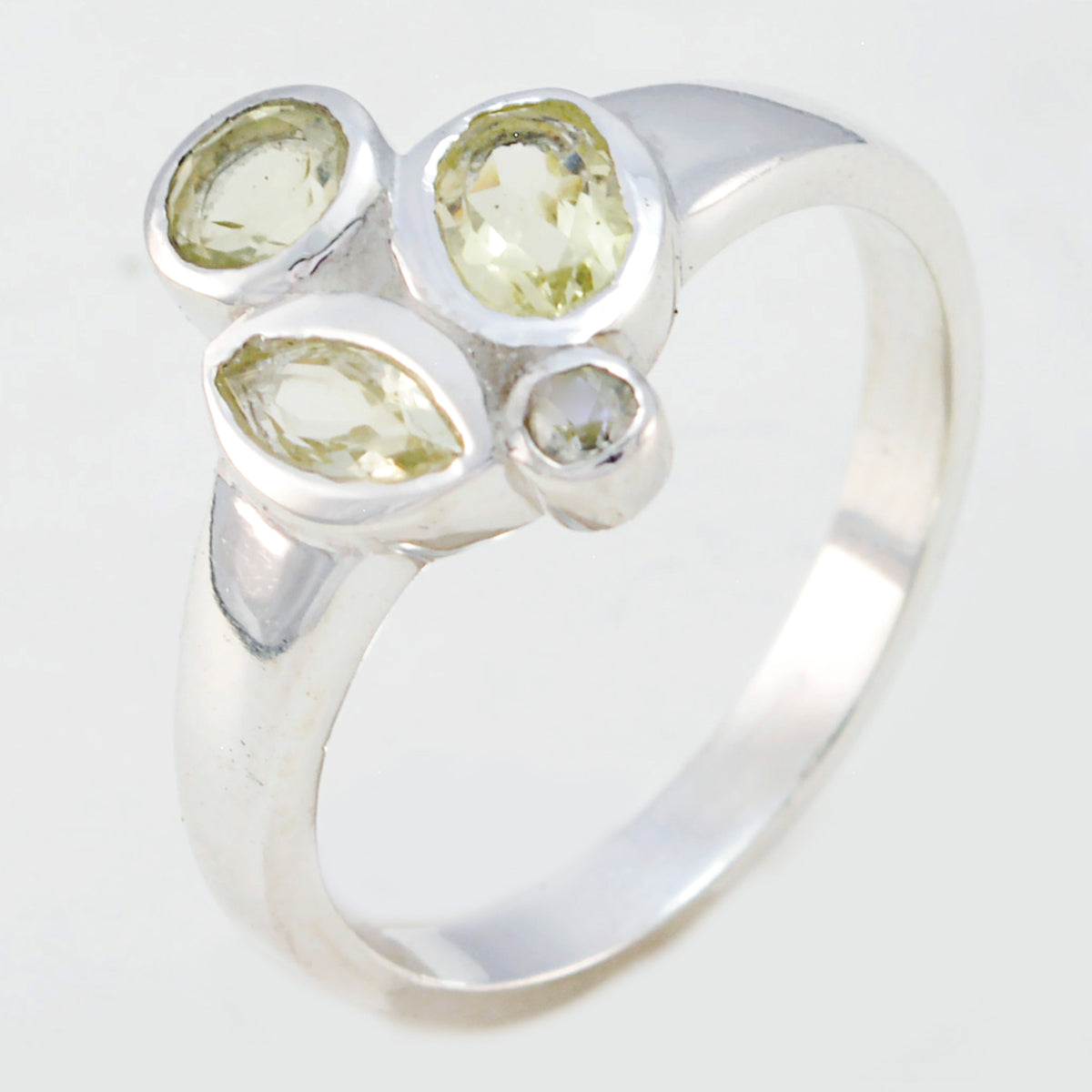 Angel Abstract Yellow quarter Ring