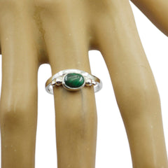 Jia Luxurious Green Solitaire Ring
