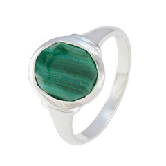 Natcha Ethnic Green Solitaire Ring