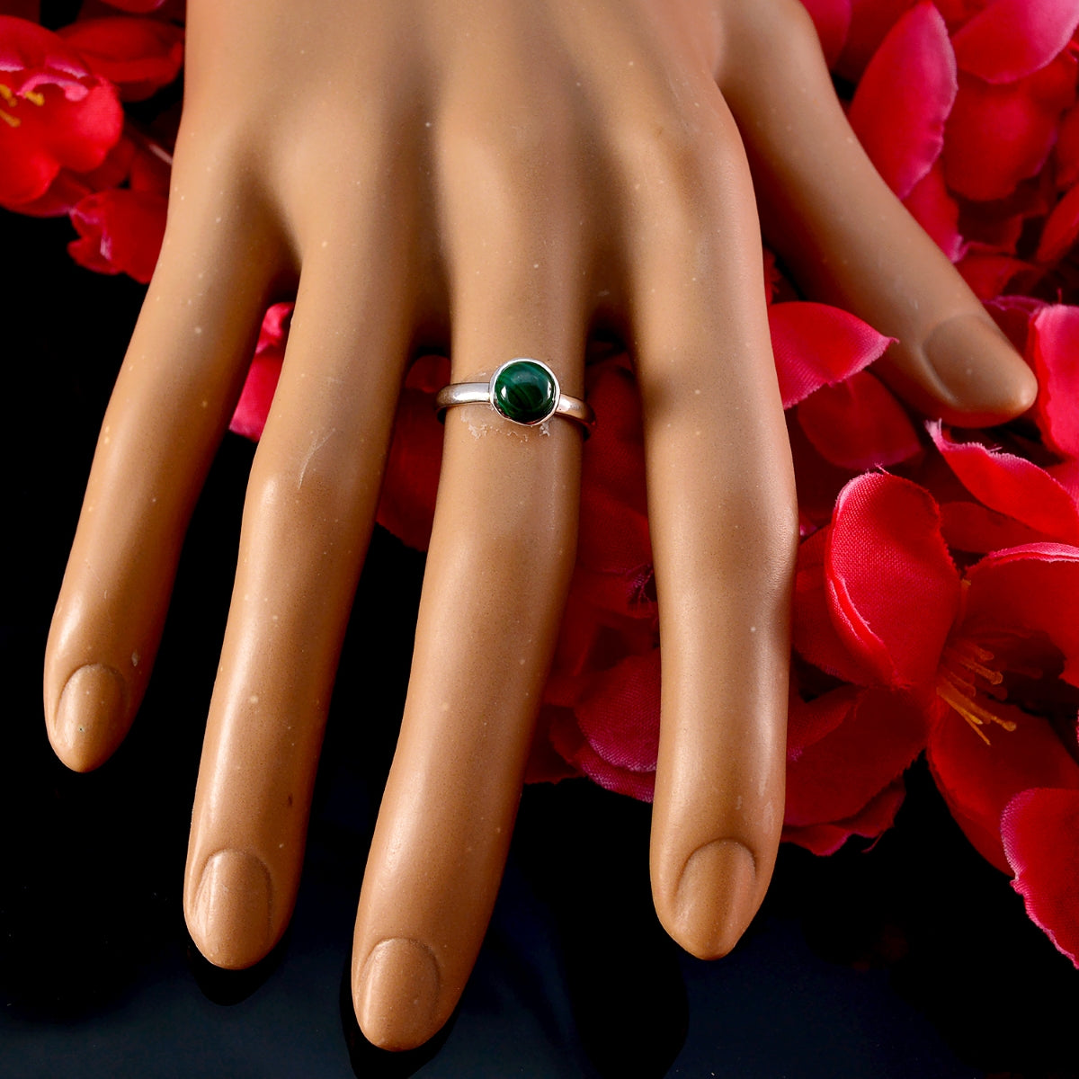 Josephine Fairytale Green Solitaire Ring