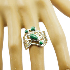 Isabella Filigree Green quarter Ring