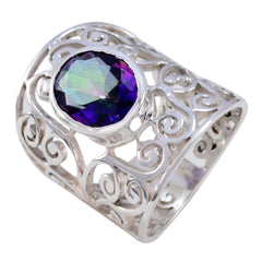Lakshmi Filigree multicolor Solitaire Ring