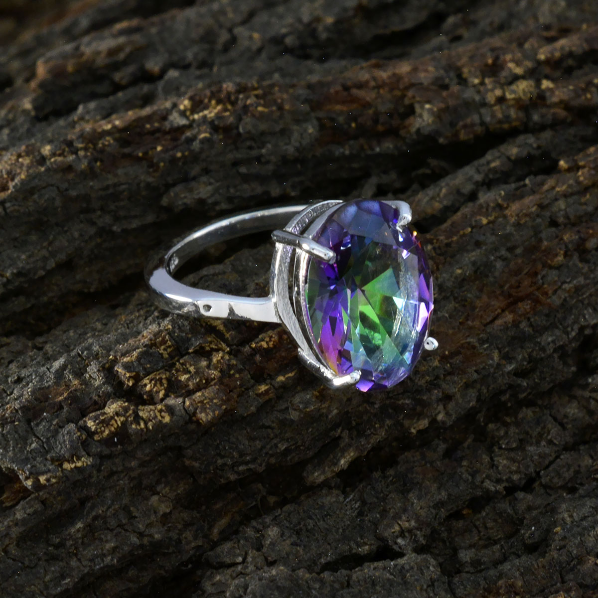 Soo-jin Contemporary multicolor Solitaire Ring