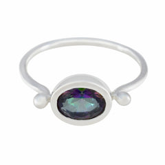 Charlotte Trendy multicolor Solitaire Ring Mystic Quartz Multicolor