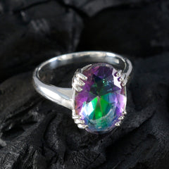 María Contemporary multicolor Solitaire Ring
