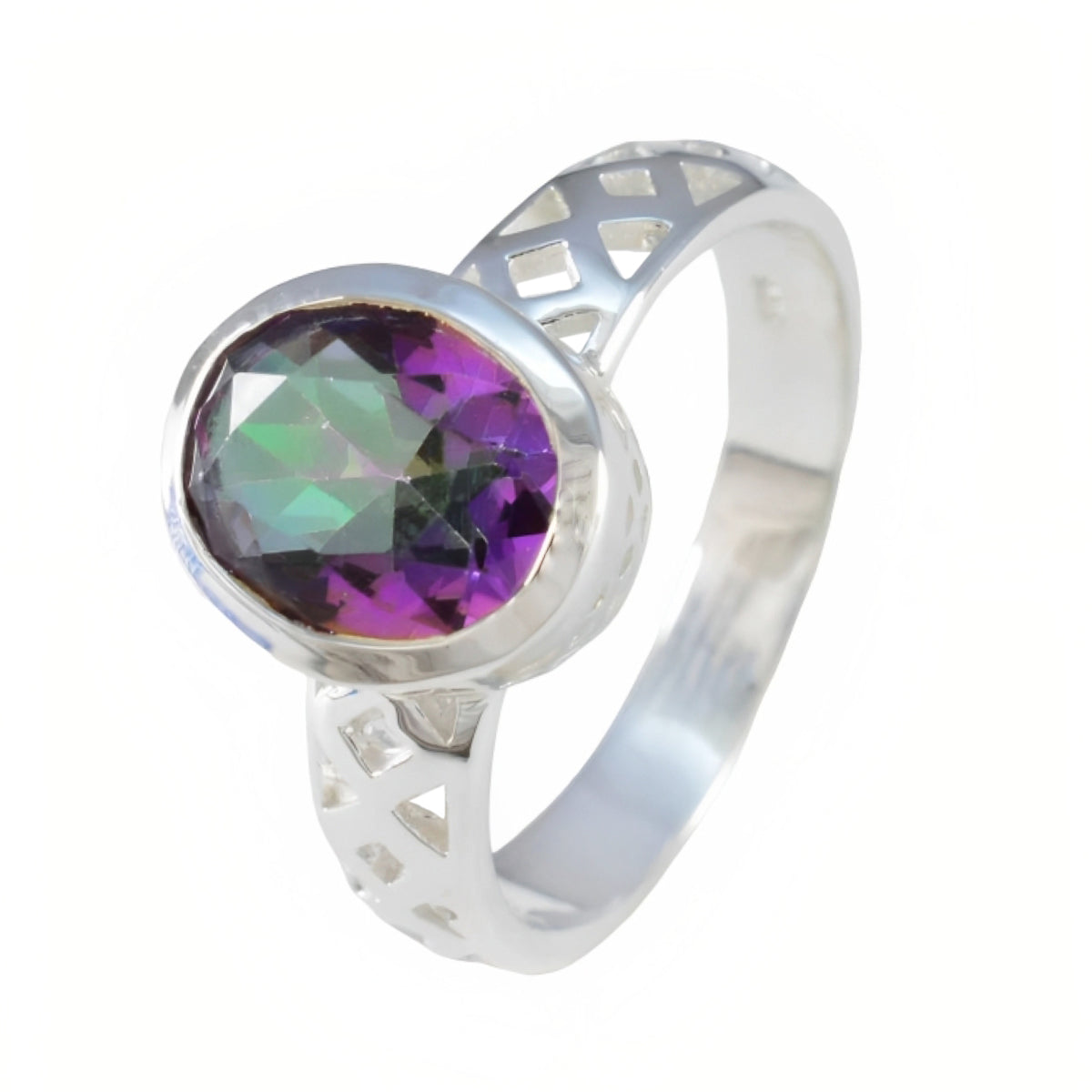 Skylar Artisan multicolor Solitaire Ring