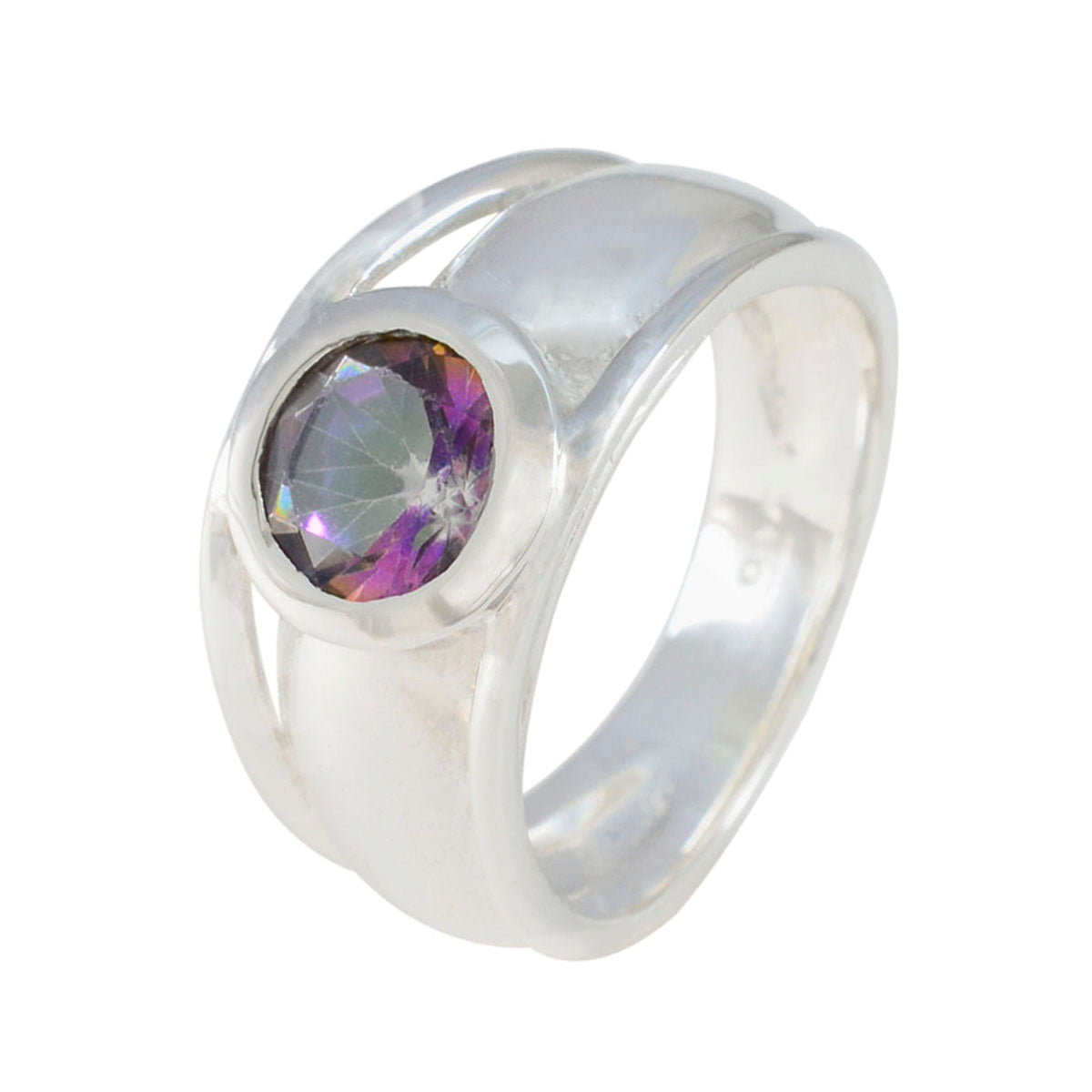 Ayesha Luxurious multicolor Solitaire Ring