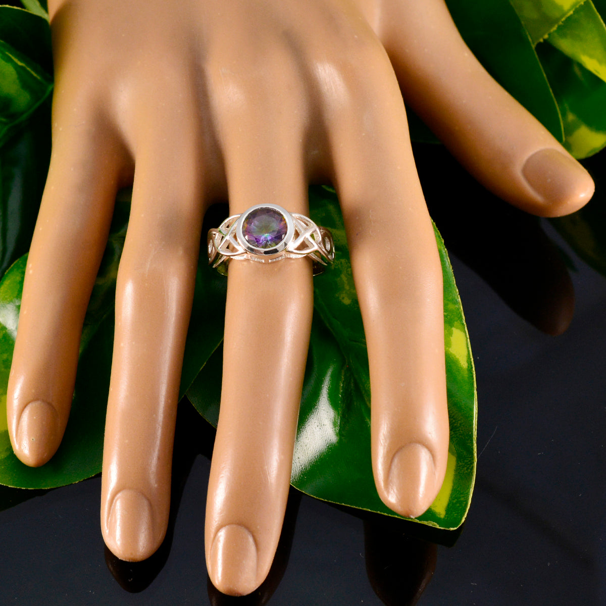 Priya Fairytale multicolor Solitaire Ring