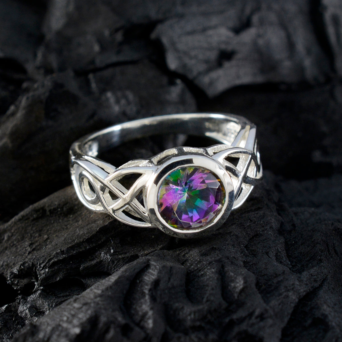 Priya Fairytale multicolor Solitaire Ring