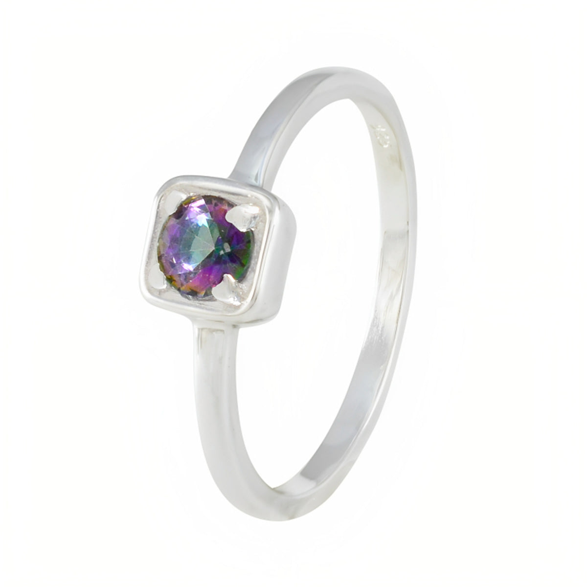 Hana Contemporary multicolor Solitaire Ring