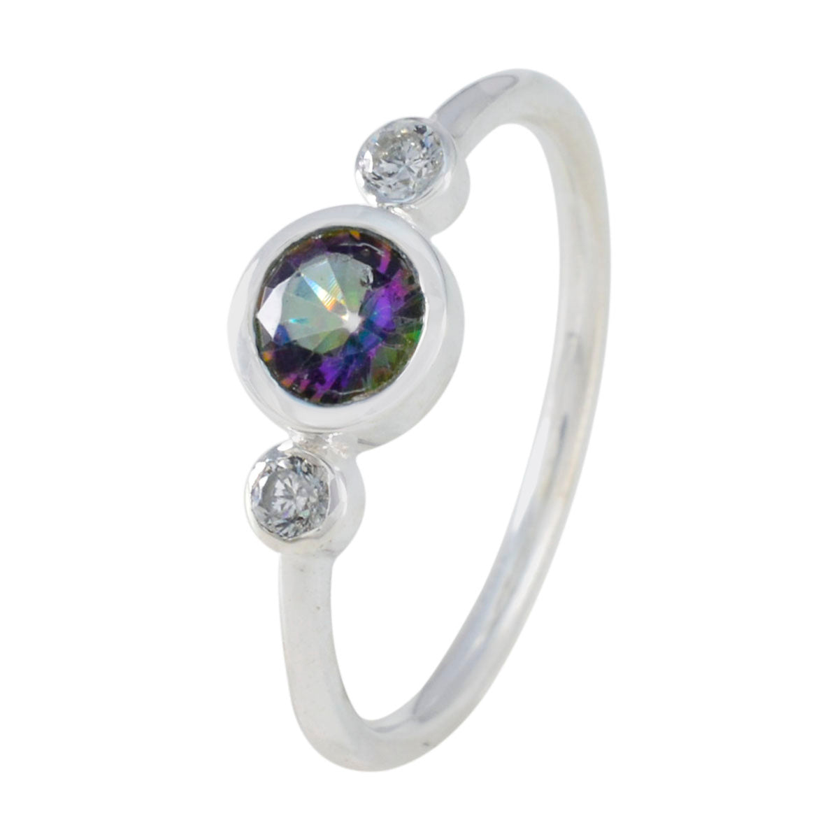 Soo-jin Graceful multicolor Trilogy Ring