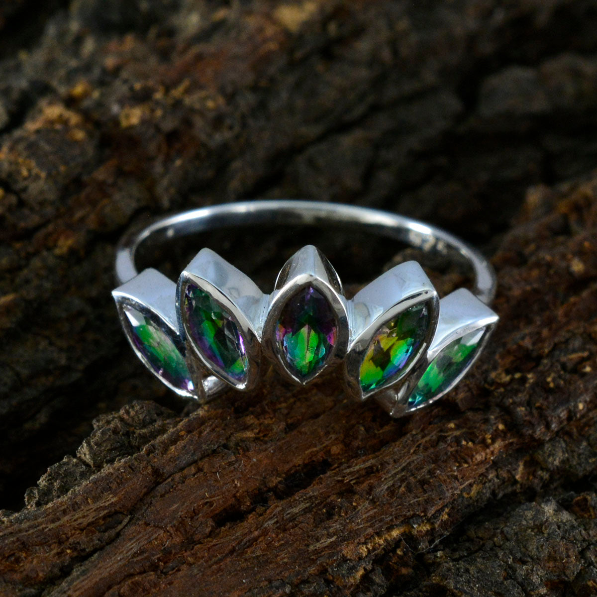 Hina crown multicolor Penta Ring