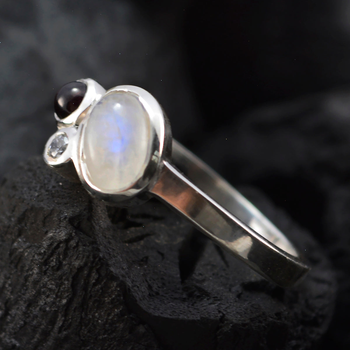 Ying Romantic multicolor Trilogy Ring