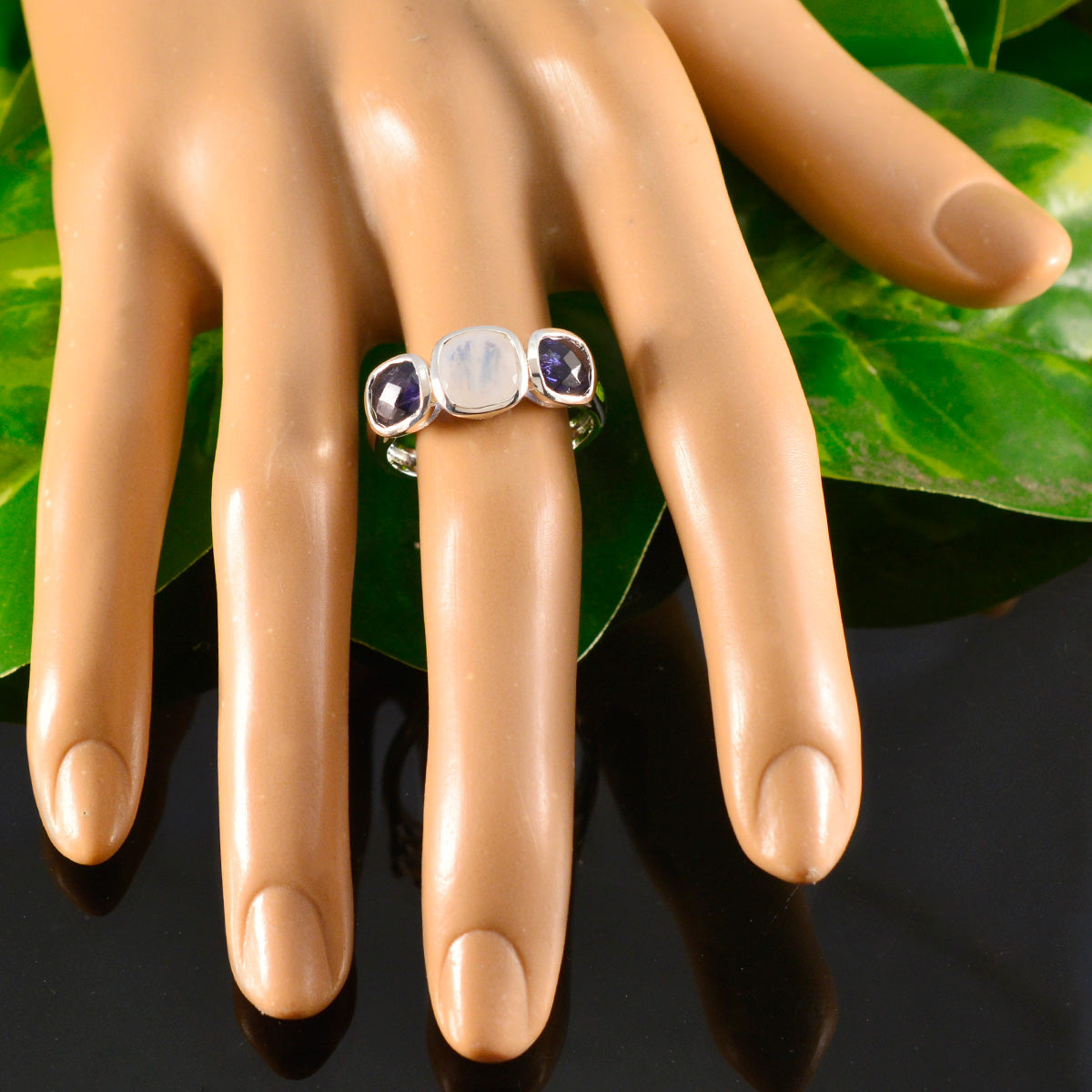 María Glamorous multicolor Trilogy Ring