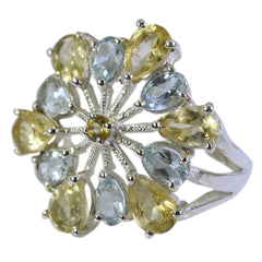 Bella Cocktail multicolor multiple Ring Multi Stone Multicolor
