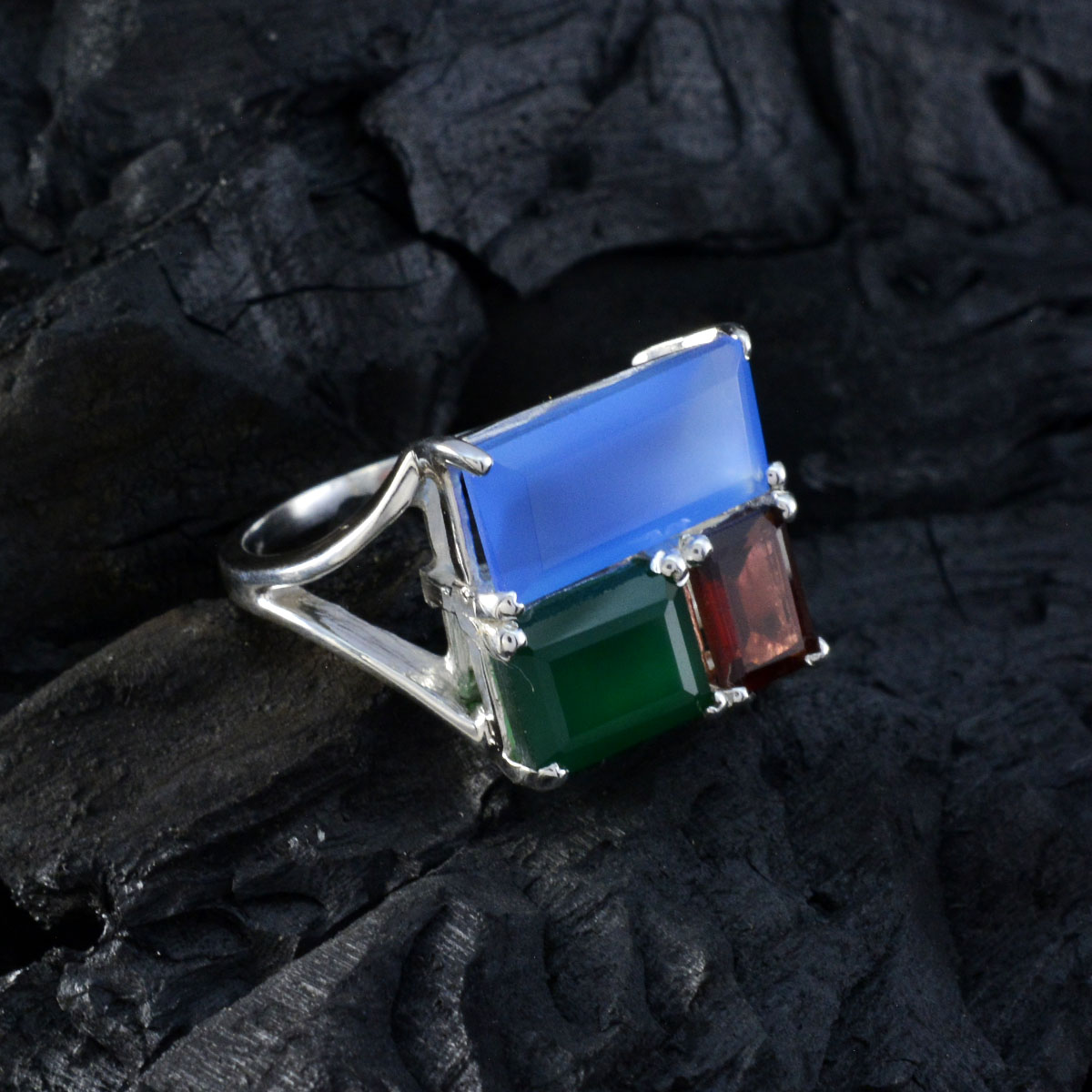 Charlotte Cocktail multicolor Trilogy Ring
