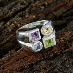 Nora Cocktail multicolor quarter Ring
