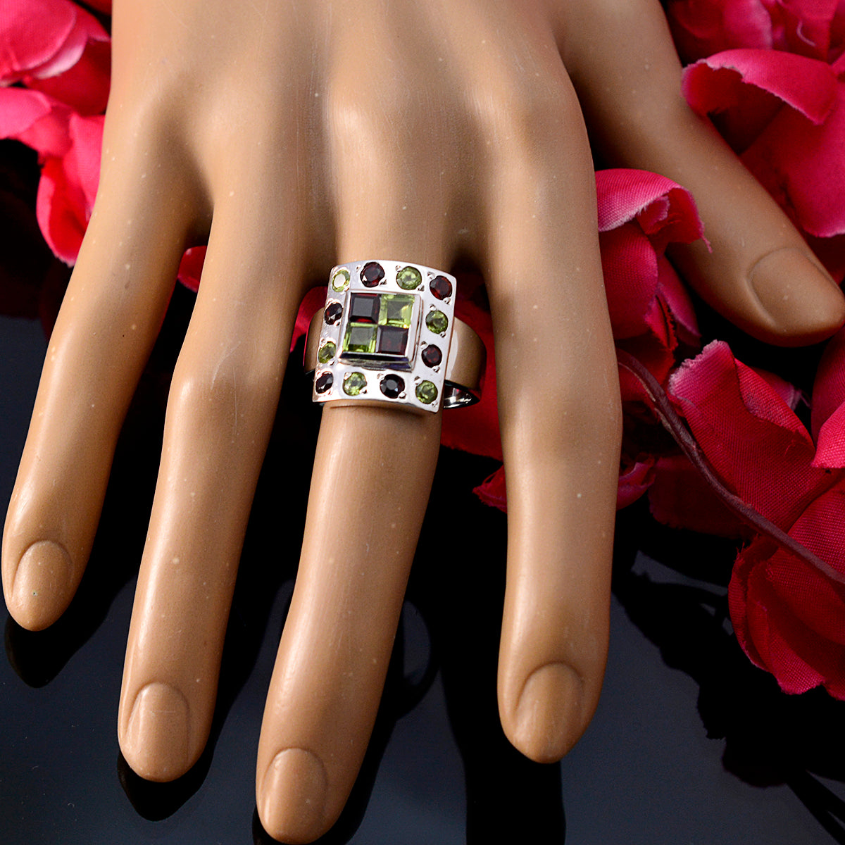 Harper Cocktail multicolor multiple Ring